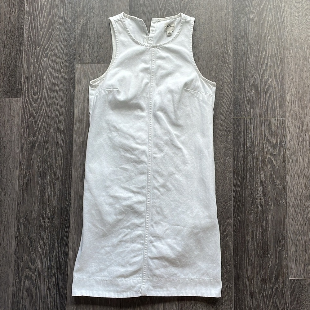 J. Crew White Jean Dress- Size 0